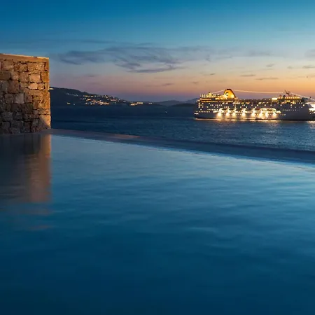 ホテル Mykonos Riviera & Spa, A Member Of Small Luxury Of The World トゥルロス