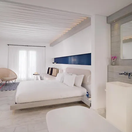호텔 Mykonos Riviera & Spa, A Member Of Small Luxury Of The World 투를로스
