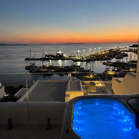 호텔 Mykonos Riviera & Spa, A Member Of Small Luxury Of The World 투를로스